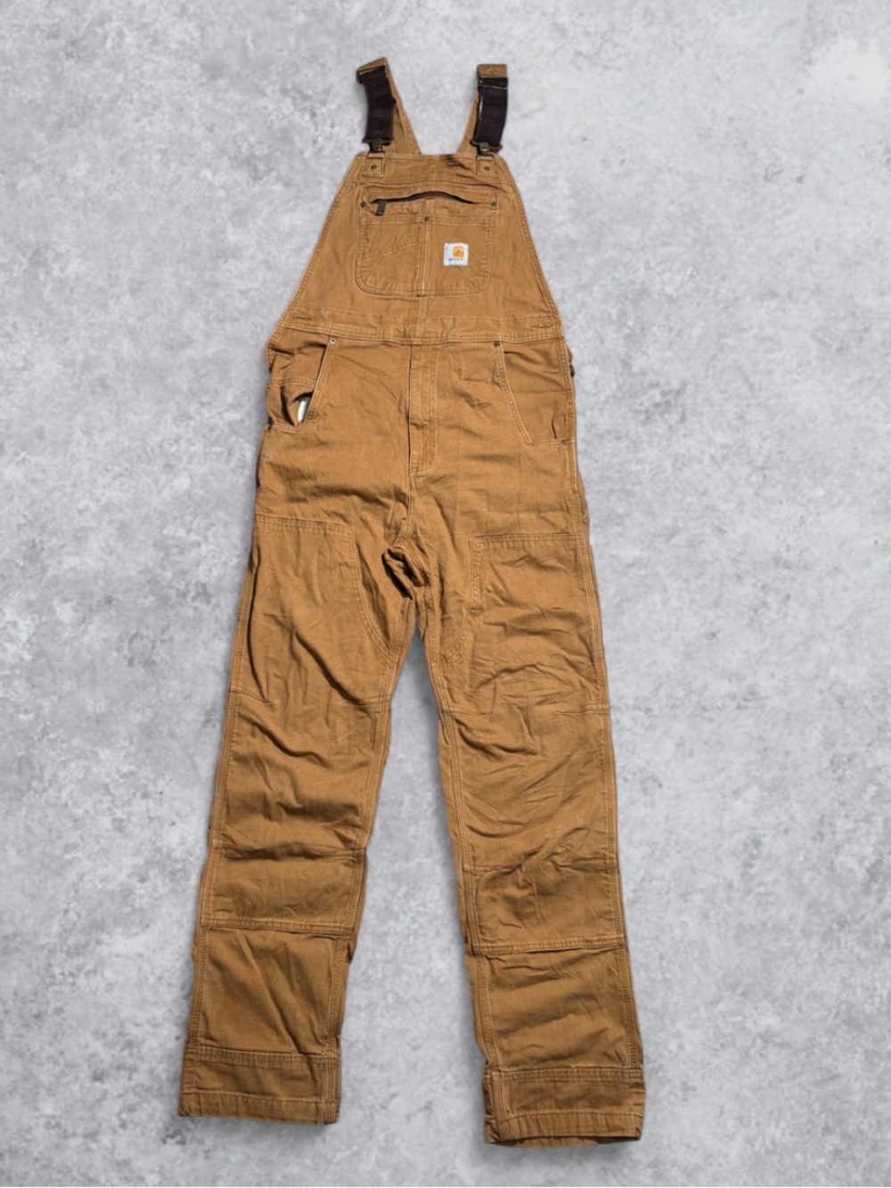 Carhartt Overalls Double Knee Brown - 32x34